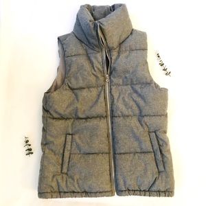 NWOT Old Navy Grey Bomber Vest